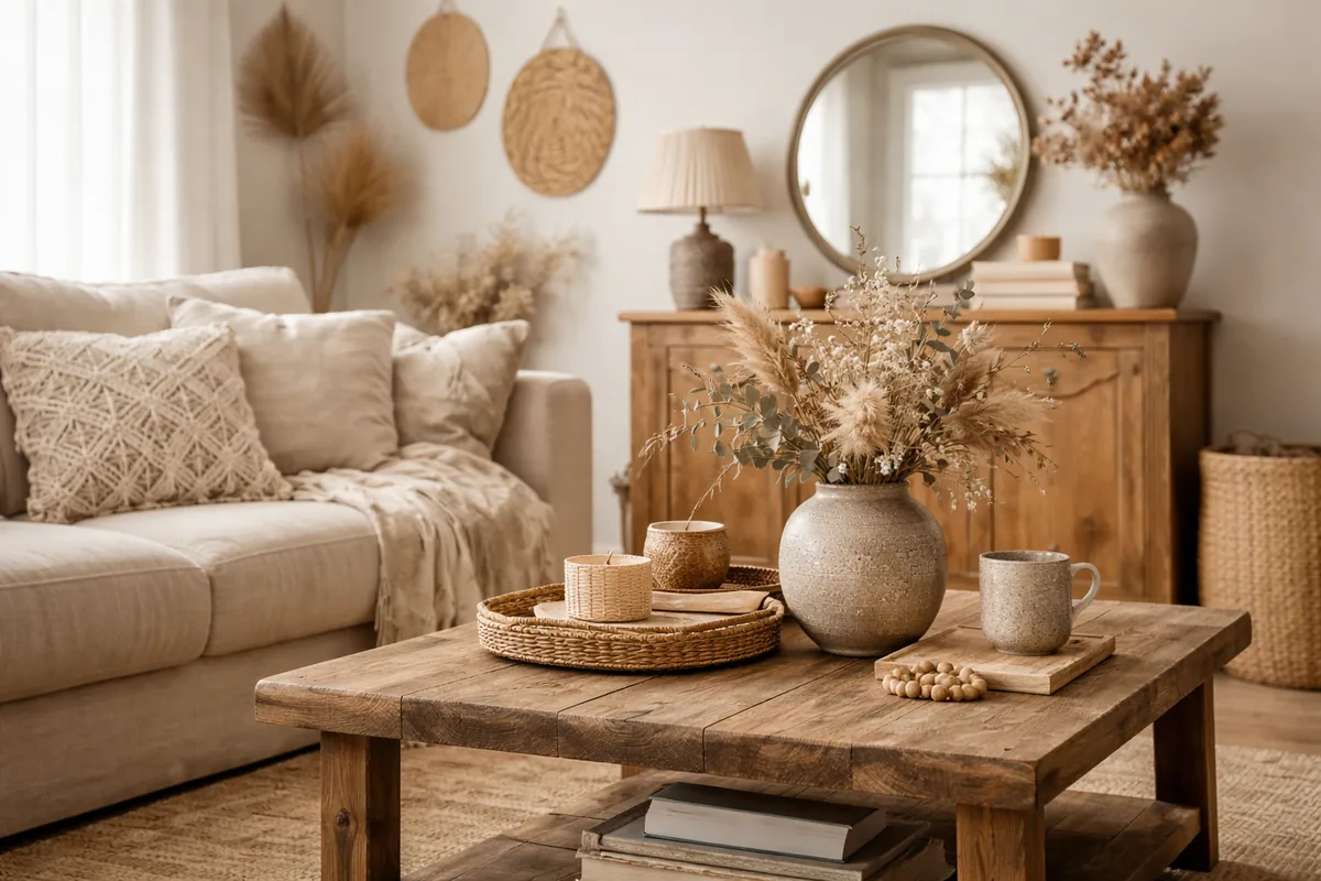 Comment réaliser une décoration intérieure vintage chic avec des objets artisanaux