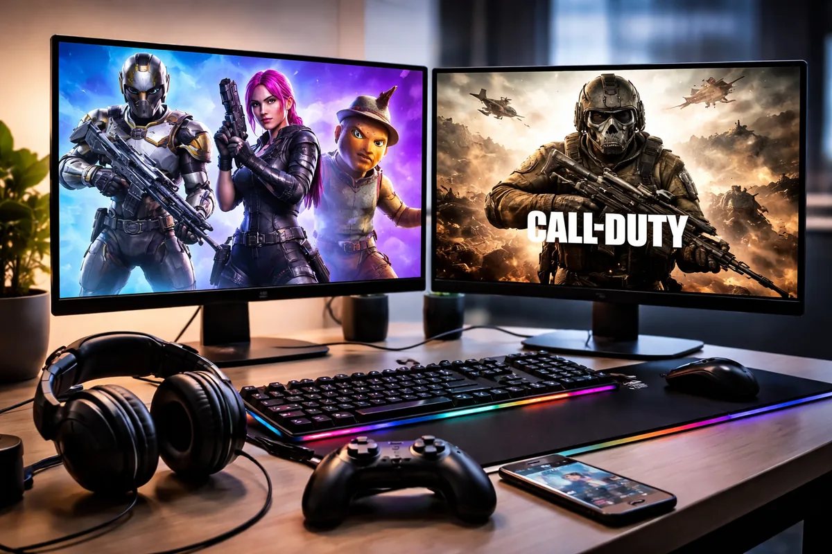 Comment suivre l'actualité des jeux vidéo comme Fortnite et Call of Duty