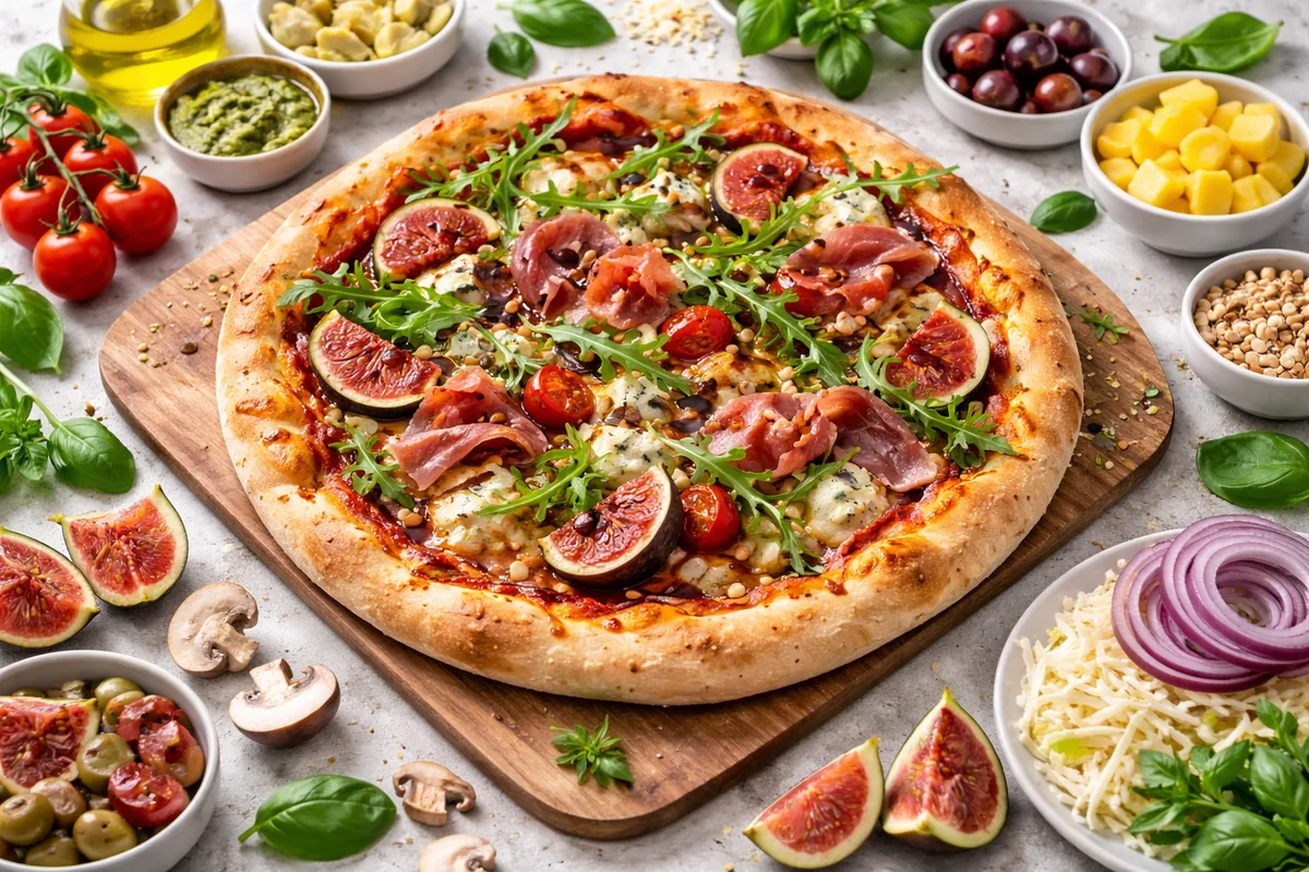 Comment faire une pizza maison en utilisant des garnitures originales