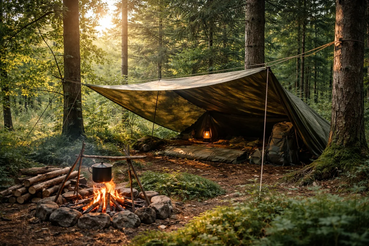 Comment choisir un abri bushcraft écologique pour vos aventures en nature