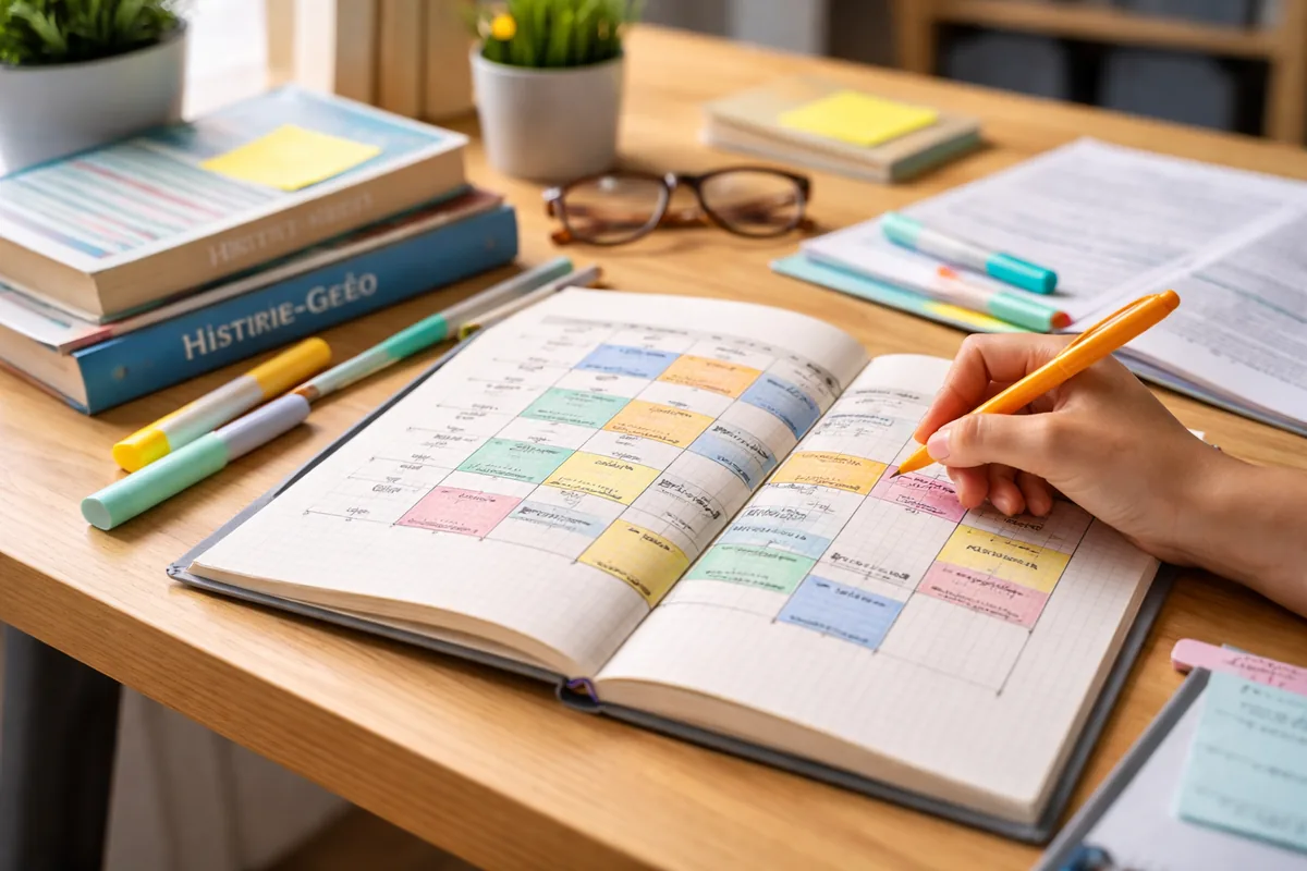 Comment élaborer un planning de révisions efficace pour le Bac et le Brevet